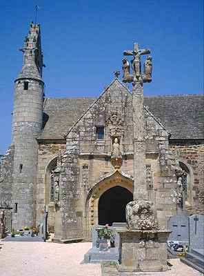 glise et calvaire de Lanloup