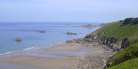 plage Bonaparte et Beg Hastel en Plouha